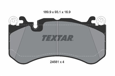 TEXTAR 2468101 Číslo výrobce: 24681. EAN: 4019722499425.