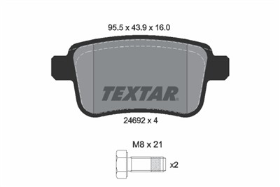 TEXTAR 2469204 Číslo výrobce: 24692. EAN: 4019722448911.