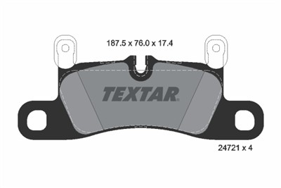 TEXTAR 2472102 Číslo výrobce: 24721. EAN: 4019722406508.