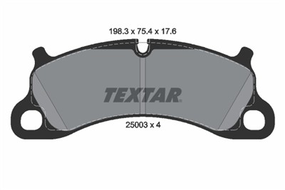 TEXTAR 2500301 Číslo výrobce: 25003. EAN: 4019722439711.