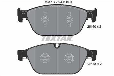 TEXTAR 2516002 Číslo výrobce: 25160. EAN: 4019722407307.