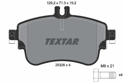 TEXTAR 2532601 Číslo výrobce: 25326. EAN: 4019722439636.