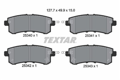 TEXTAR 2534001 Číslo výrobce: 25340. EAN: 4019722438165.