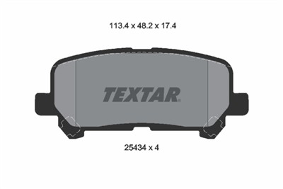 TEXTAR 2543403 Číslo výrobce: 25434. EAN: 4019722543050.