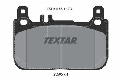 TEXTAR 2550501 Číslo výrobce: 25505. EAN: 4019722477683.