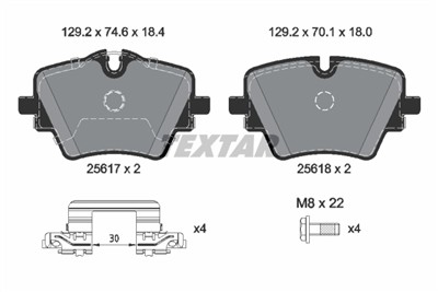 TEXTAR 2561703 Číslo výrobce: 25617. EAN: 4019722586101.