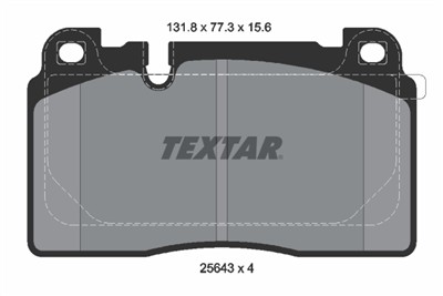 TEXTAR 2564302 Číslo výrobce: 25643. EAN: 4019722452505.