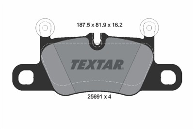 TEXTAR 2569101 Číslo výrobce: 25691. EAN: 4019722463457.