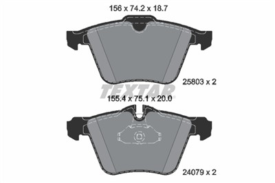 TEXTAR 2580301 Číslo výrobce: 24079. EAN: 4019722458477.