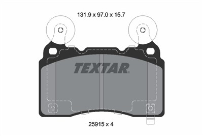 TEXTAR 2591501 Číslo výrobce: 25915. EAN: 4019722540158.