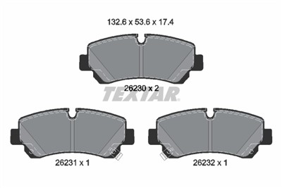 TEXTAR 2623001 Číslo výrobce: 26230. EAN: 4019722614491.