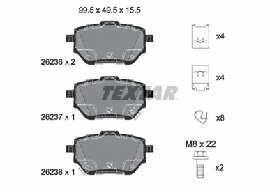TEXTAR 2623601 Číslo výrobce: 26236. EAN: 4019722547492.