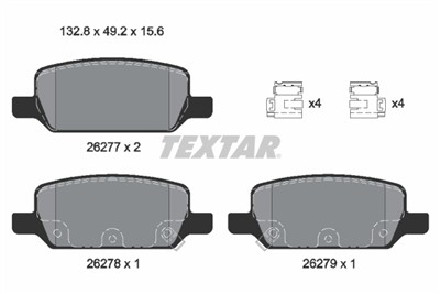 TEXTAR 2627701 Číslo výrobce: 22677 156 1 5. EAN: 4019722549861.