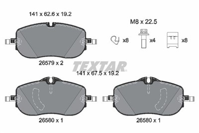 TEXTAR 2657901 Číslo výrobce: 26579. EAN: 4019722575259.