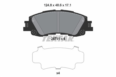 TEXTAR 2679101 Číslo výrobce: 26791. EAN: 4019722611353.