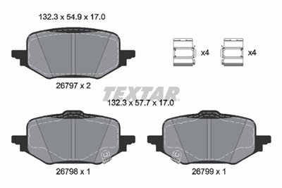 TEXTAR 2679701 Číslo výrobce: 26797. EAN: 4019722611797.