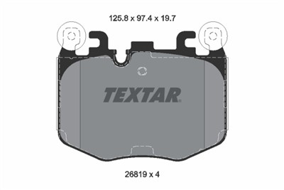 TEXTAR 2681901 Číslo výrobce: 26819. EAN: 4019722603761.