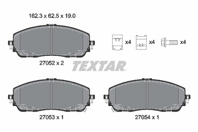 TEXTAR 2705201 Číslo výrobce: 27052. EAN: 4019722614828.