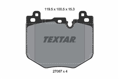 TEXTAR 2708701 Číslo výrobce: 27087. EAN: 4019722620935.
