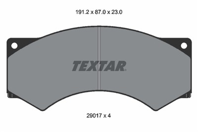 TEXTAR 2901703 Číslo výrobce: 29017. EAN: 4019722086595.