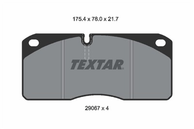 TEXTAR 2906705 Číslo výrobce: 29067. EAN: 4019722203237.