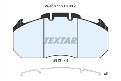 TEXTAR 2913103 Číslo výrobce: 1310. EAN: 4019722239427.