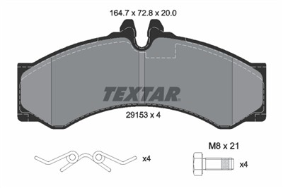TEXTAR 2915301 Číslo výrobce: 29076. EAN: 4019722253409.