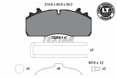 TEXTAR 2928401 Číslo výrobce: 29284. EAN: 4019722483943.