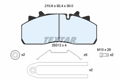 TEXTAR 2931302 Číslo výrobce: 29313. EAN: 4019722457227.