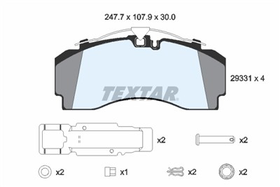 TEXTAR 2933102 Číslo výrobce: 29331. EAN: 4019722476945.