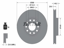TEXTAR 92121005 PRO+