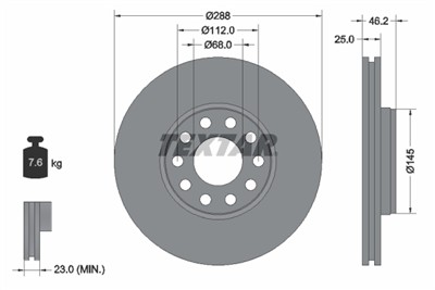 TEXTAR 92121005 EAN: 4019722474361.