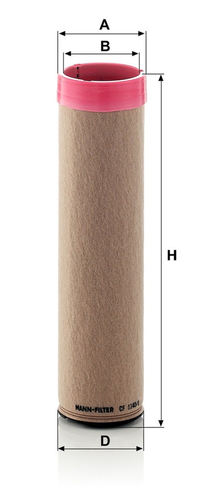 MANN-FILTER CF 1140/2 EAN: 4011558016463.