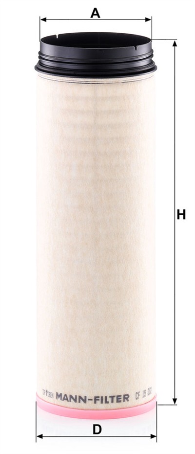 MANN-FILTER CF 19 002 EAN: 4011558091675.