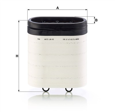 MANN-FILTER CP 27 001 EAN: 4011558073688.