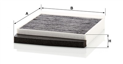 MANN-FILTER CUK 2855 EAN: 4011558408305.