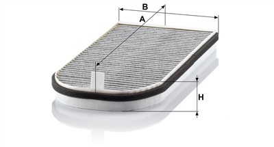MANN-FILTER CUK 3642-2 EAN: 4011558303006.