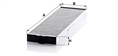 MANN-FILTER CUK 5258 EAN: 4011558409500.