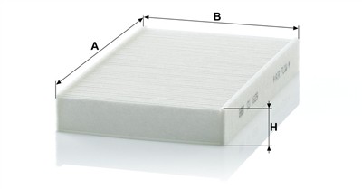 MANN-FILTER CU 1629 EAN: 4011558012915.