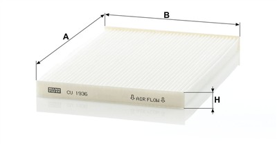 MANN-FILTER CU 1936 EAN: 4011558540203.