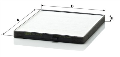 MANN-FILTER CU 2330 EAN: 4011558539405.