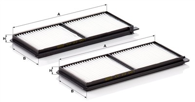 MANN-FILTER CU 23 001-2 EAN: 4011558001278.