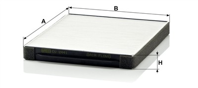 MANN-FILTER CU 2441 EAN: 4011558001247.