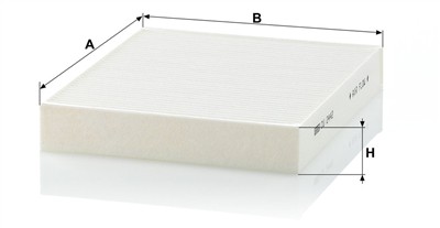 MANN-FILTER CU 2442 EAN: 4011558547301.