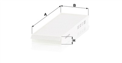 MANN-FILTER CU 25 008-2 EAN: 4011558033286.