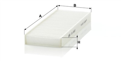 MANN-FILTER CU 2623 EAN: 4011558318604.