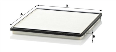 MANN-FILTER CU 2734 EAN: 4011558300104.