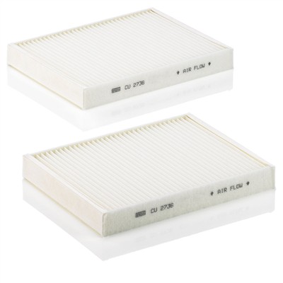 MANN-FILTER CU 2736-2 EAN: 4011558008949.