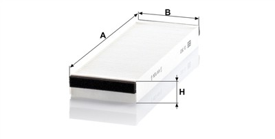 MANN-FILTER CU 3023-2 EAN: 4011558545901.