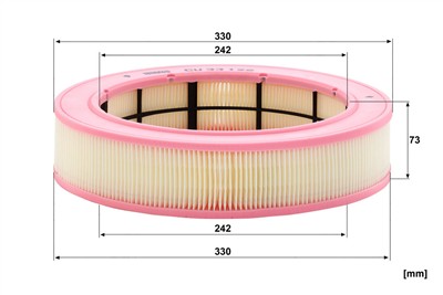 MANN-FILTER CU 33 128 EAN: 4011558007683.